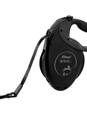 Flexi correa retractil edition de cinta negra giant L