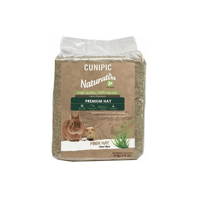 Cunipic Heno Naturaliss Premium con Fibra para Roedores 1