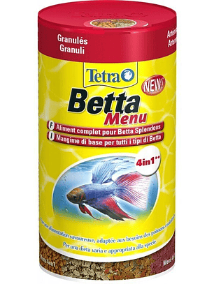 Tetra Betta Menu Comida para bettas