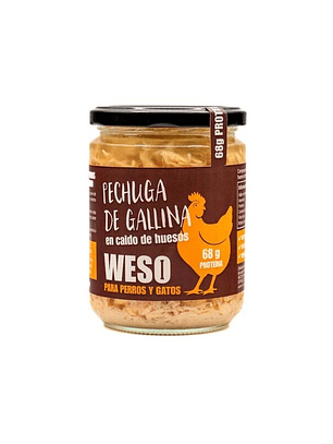 Weso Pechuga de Gallina en Caldo de Huesos