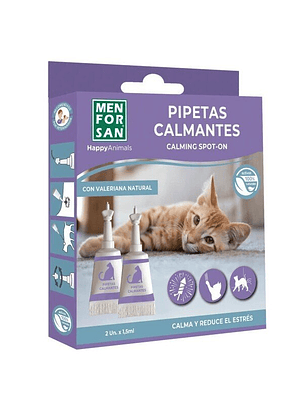 Pipetas calmantes para gatos (2 unidades)