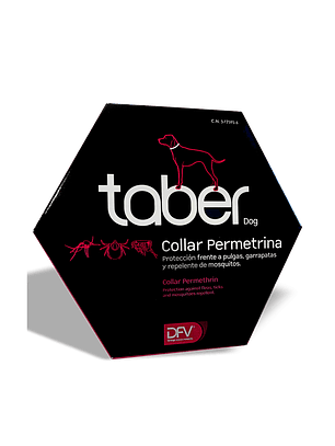 Taber dog collar antiparasitario perro 60cm