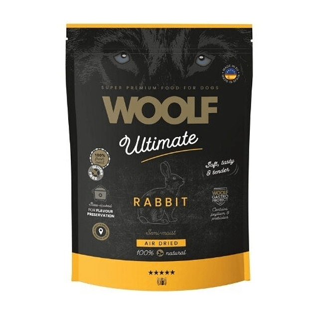 Woolf Ultimate Perro Semihúmedo Conejo 1kg 1