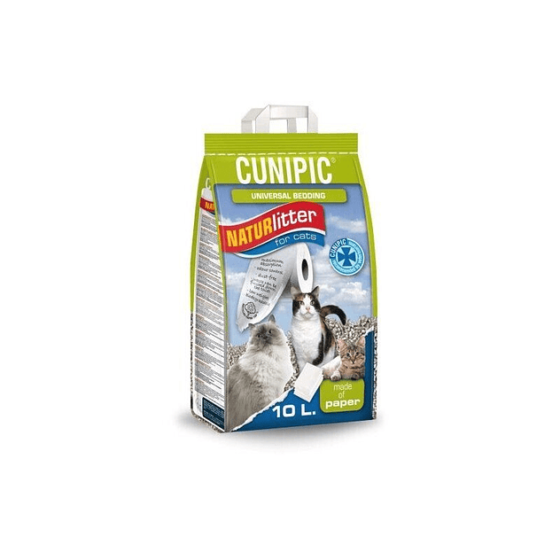 Cunipic Naturlitter Papel para Gatos 10L 1