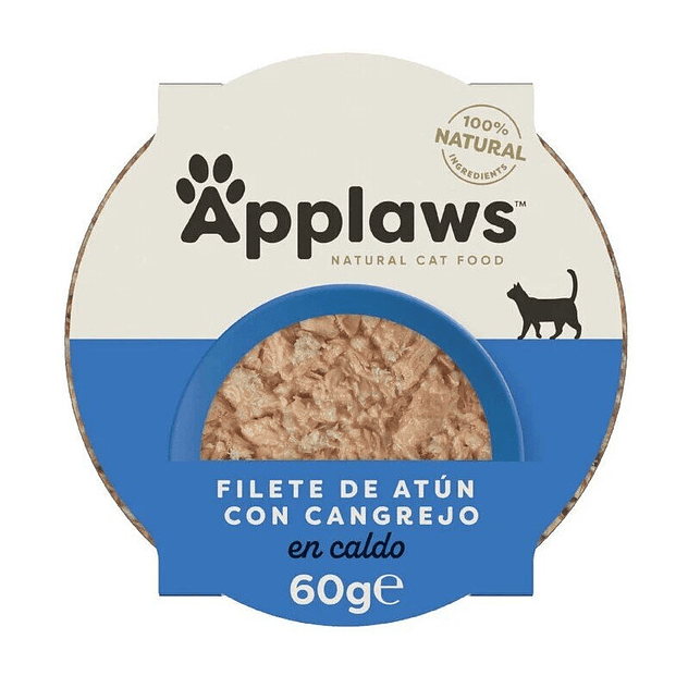 Applaws Atún y Cangrejo tarrina para gatos 1