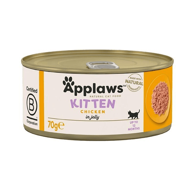 Applaws Kitten Pollo en Gelatina lata para gatos 1