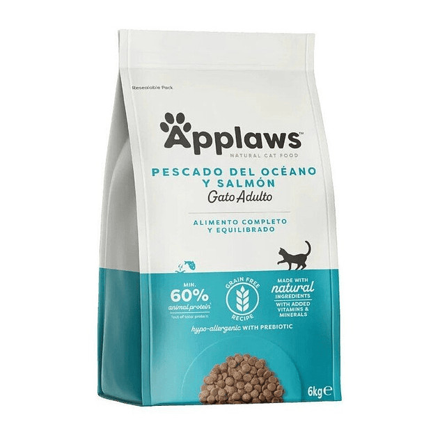 Applaws Adult Grain Free Pescado Azul y Salmón pienso para gatos 1
