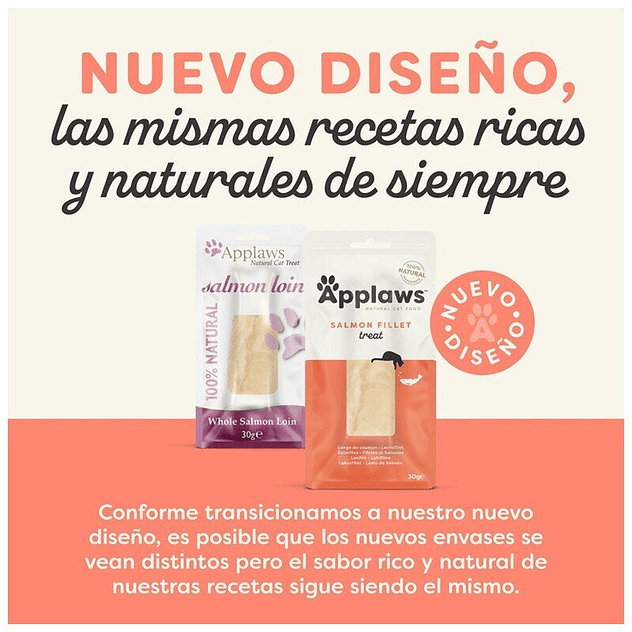 Applaws Lomo de Salmón snack para gatos 2