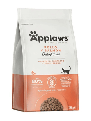Applaws Adult Grain Free Salmón y Pollo pienso para gatos