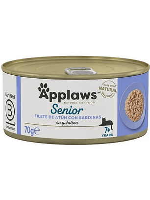 Applaws Senior Atún y Sardina lata para gatos