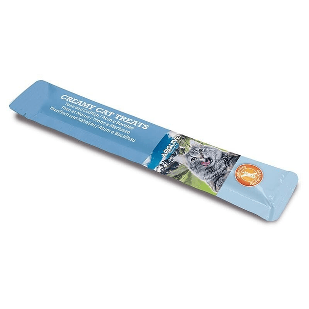 Creamy Cat Treats - Snack cremoso de Atún y Bacalao (bolsa 5 sobres de 14 g) 2