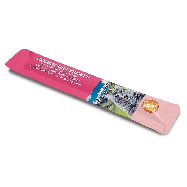 Creamy Cat Treats - Snack cremoso de atún y gambas (bolsa 5 sobres de 14 g) 2