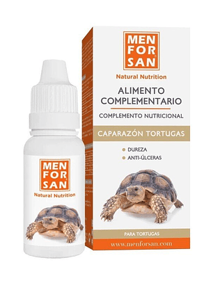 Alimento complementario caparazón de tortugas 30ml