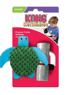 KONG Tortuga Recargable de Juguete para gatos