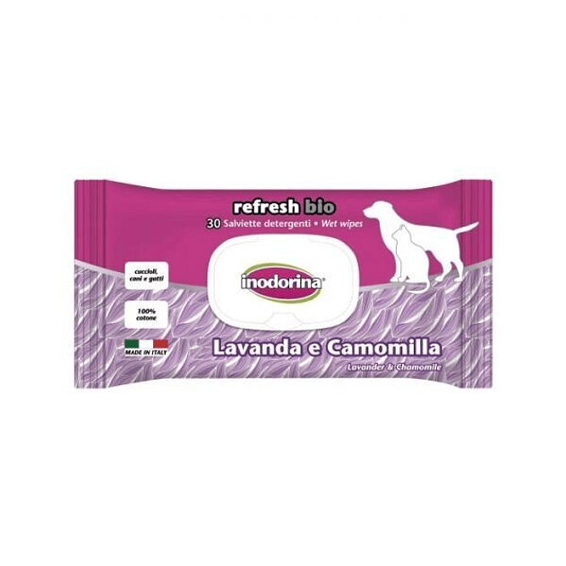 Toallitas inodorina bio lavanda/camomila 30 uds 1