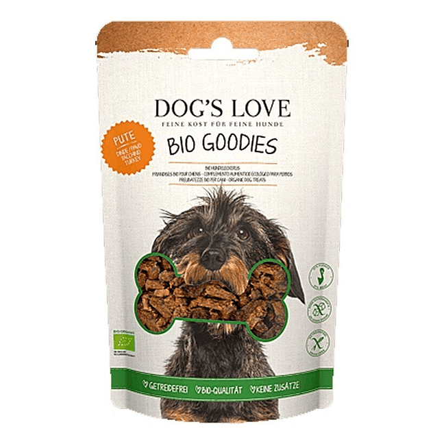 Dog's Love Premios Goodies Bio De Pavo para Perros 1