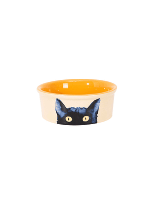 Bowl Black Cat AMARILLO 10 x 10 x 4 cm HANDCRAFTED (180ml)