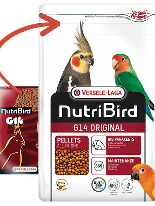 Versele Laga Nutribird G14 Original Periquitos Grandes 1kg