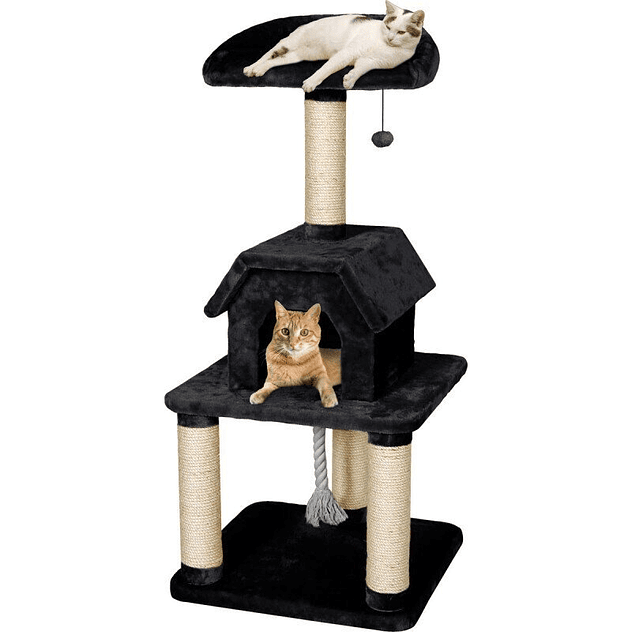 Rascador flamingo 56x56x128cm bellavista negro 2