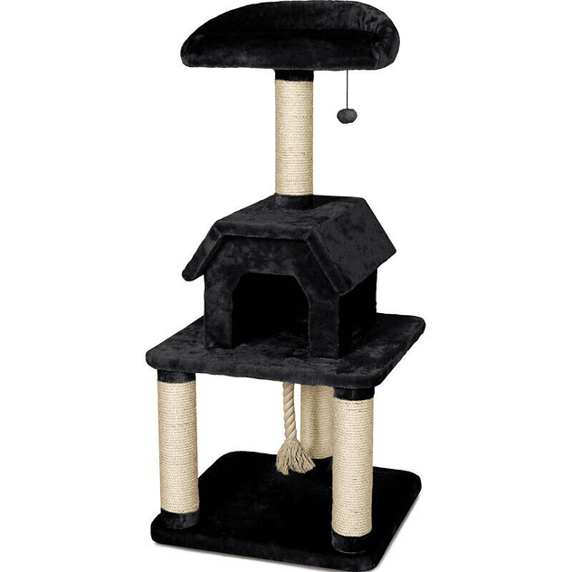 Rascador flamingo 56x56x128cm bellavista negro 1