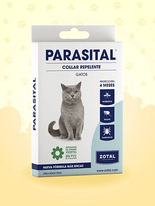 PARASITAL Collar repelente para Gatos