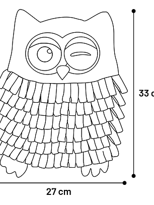 Flamingo alfombrilla para olfatear lechuza plinkie