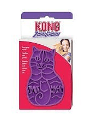 KONG ZoomGroom Cepillo de Goma para Gatos