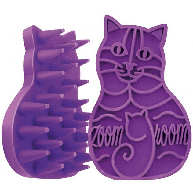 KONG ZoomGroom Cepillo de Goma para Gatos 1