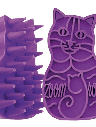 KONG ZoomGroom Cepillo de Goma para Gatos