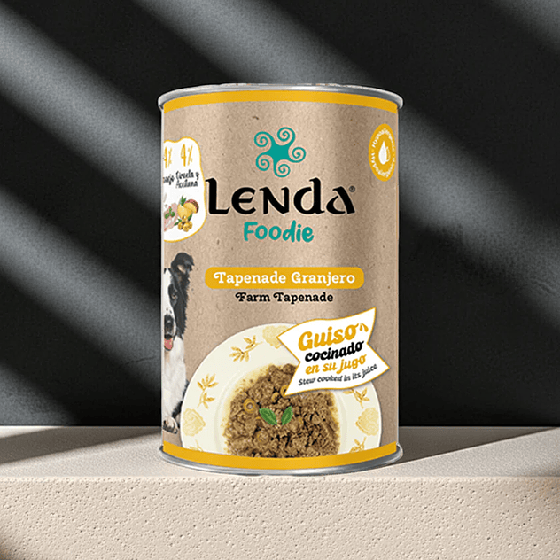 Guiso Tapenade Granjero para perros 380 gr 1