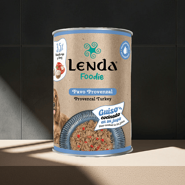 Guiso Pavo Provenzal para perros 380 gr 1