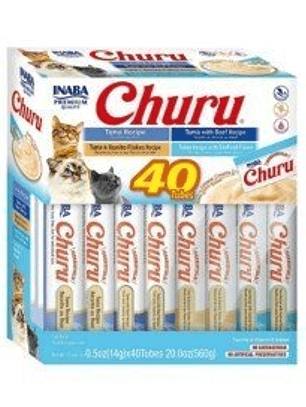 Churu Ciao Pack 40 Tubos de Atún & Marisco para Gatos
