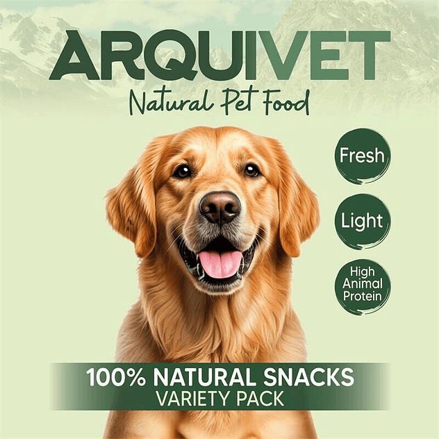 Pack Snacks naturales para perros - 8 bolsas variadas de 100g 2