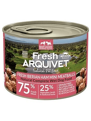 Fresh Mini Albóndigas con jamón ibérico, boniato y brócoli 200gr