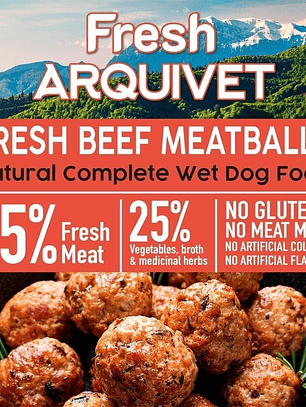 Fresh Beef Meatballs - Albóndigas de ternera, boniato y zanahoria