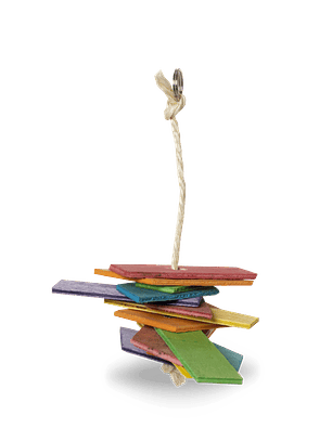 Colgante mediano de madera