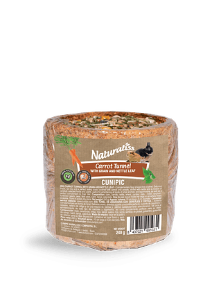 Túnel de Zanahoria con Grano y Hoja de Ortiga