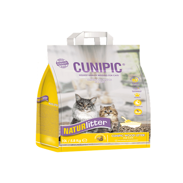 Lecho natural para gatos Naturlitter 1