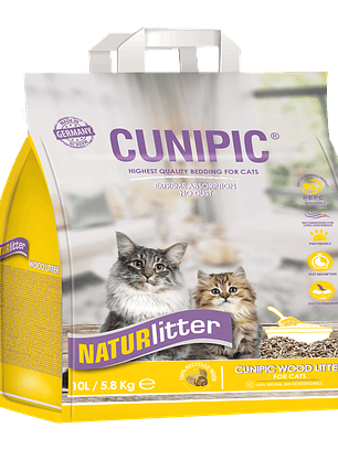 Lecho natural para gatos Naturlitter