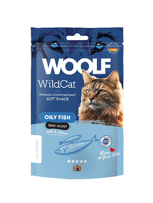 WildCat Snack Semihúmedo de Pescado para Gatos 50gr
