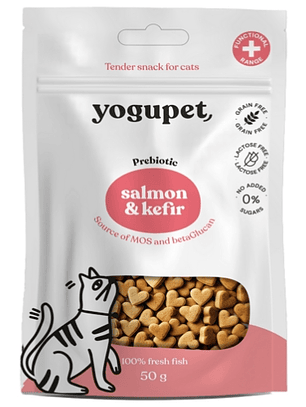 Yogupet Snack Gato con Salmón y Kéfir 50gr