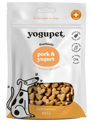 Yogupet Snack Perro con Cerdo y Yogurt 100gr