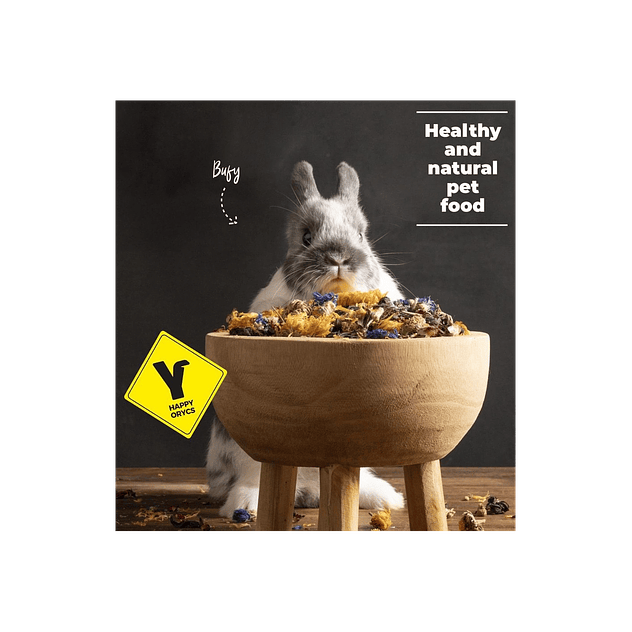 MiniOrycs Heno Prado De Flores para Conejos y roedores 2