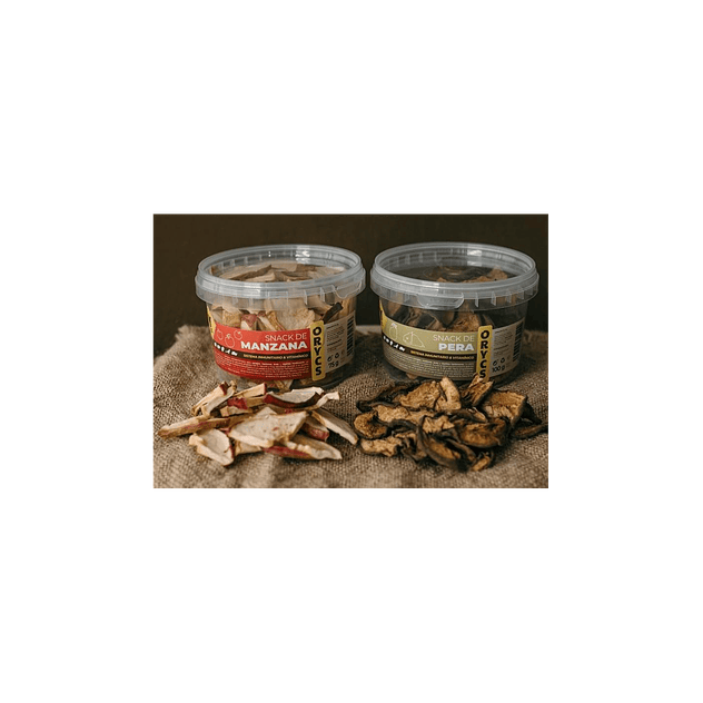 MiniOrycs Snacks Manzana 75gr para Conejos y roedores 4