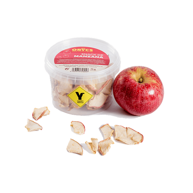 MiniOrycs Snacks Manzana 75gr para Conejos y roedores 1