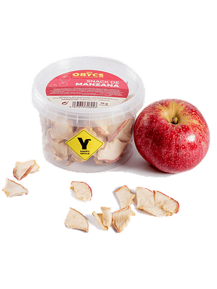 MiniOrycs Snacks Manzana 75gr para Conejos y roedores