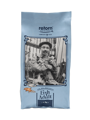 Pienso Natural de Pescado para Gatos Retorn