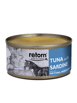 Retorn Latas Gato de Atún con Sardinas 80 g