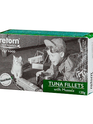 Retorn Gato Lata Filete de Atún con Mejillones 120 gr