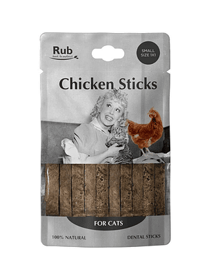 Retorn Rub Pollo Dental Stick para Gatos SMALL 1x1